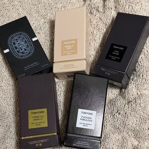 Tom ford empty perfume boxes
